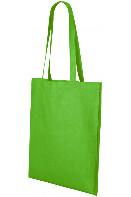 Bawełniana torba na zakupy, zielone jabłko