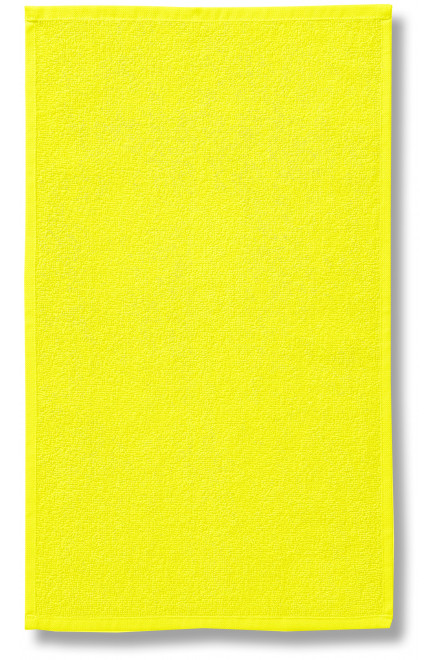 Bawełniany ręcznik kąpielowy 70x140cm, cytrynowo żółty