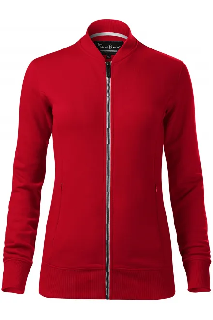 Bluza damska z ukrytymi kieszeniami - formula red, M