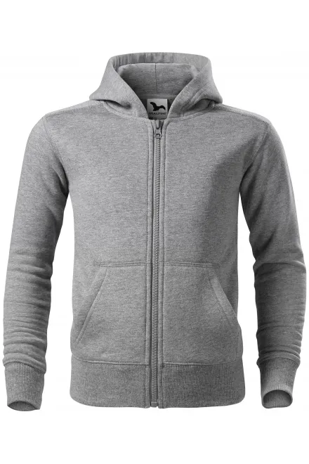Bluza dziecięca z kapturem - ciemnoszary marmur, 122 cm / 6 lat