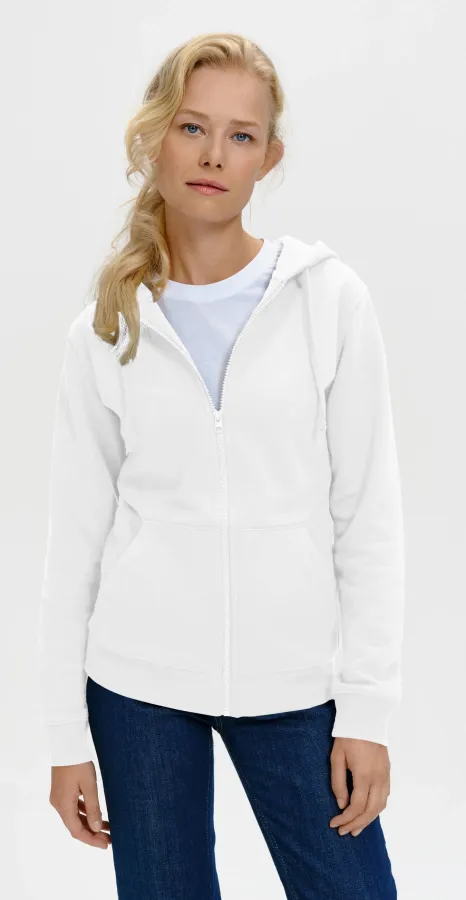 Bluza damska z kapturem, biały Bluza damska z kapturem, biały