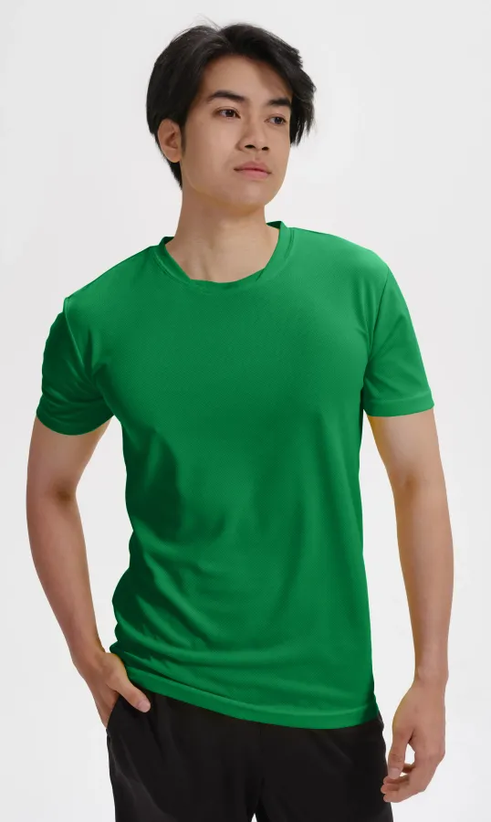 T-shirt z asymetrycznym dekoltem, zielona trawa T-shirt z asymetrycznym dekoltem, zielona trawa