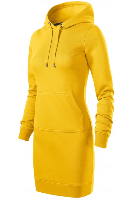 Damska sukienka dresowa, żółty