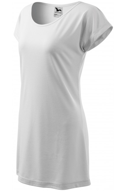 Długa koszulka/sukienka damska, biały