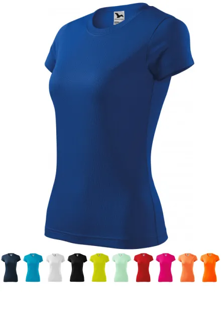 Damska koszulka sportowa, królewski niebieski