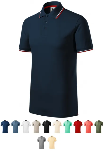 Klasyczna męska koszulka polo, ciemny niebieski