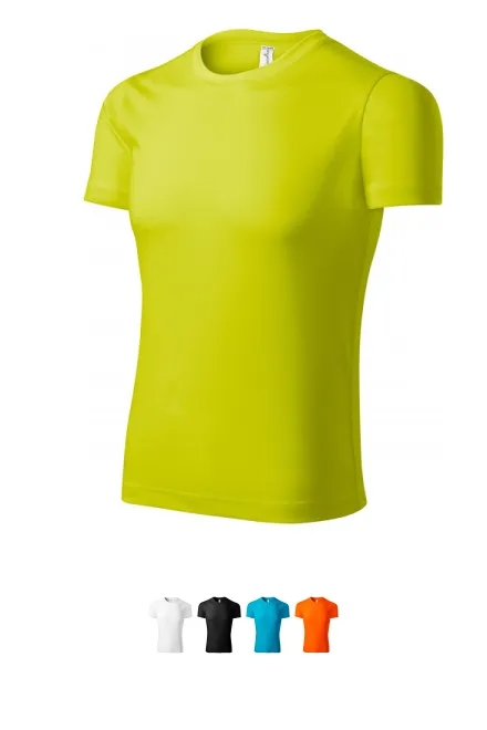 Koszulka sportowa unisex, neonowy żółty