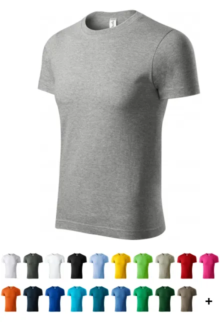 Lekka koszulka z krótkim rękawem, ciemnoszary marmur