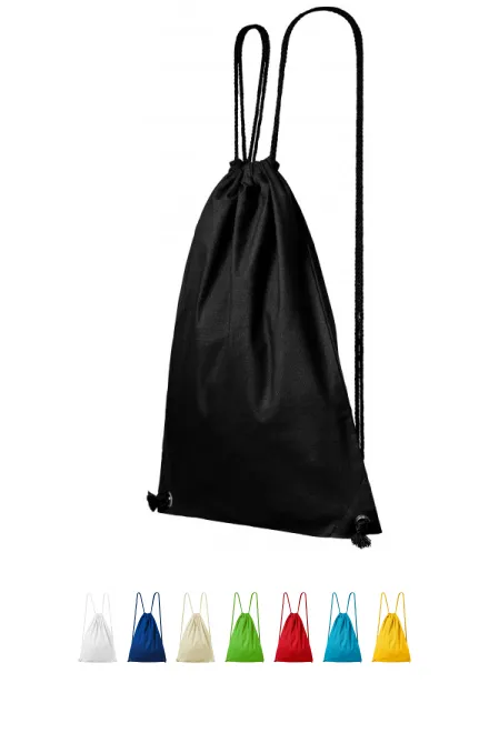 Lekki bawełniany plecak, czarny