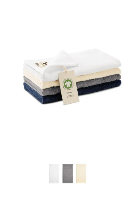 Mały ręcznik z bawełny organicznej, ciemny niebieski