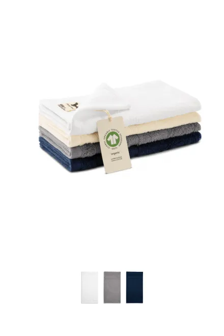 Mały ręcznik z bawełny organicznej, migdałowy