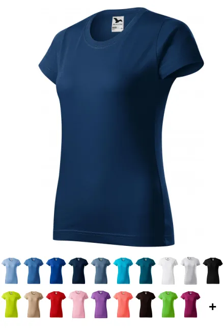 Prosta koszulka damska, midnight blue