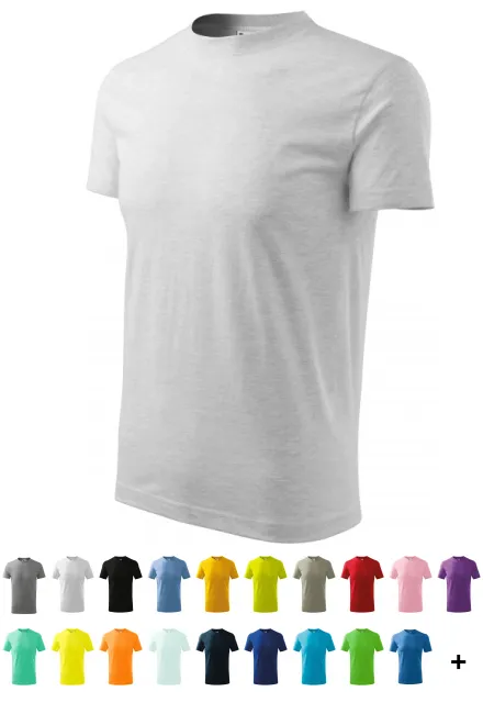 Prosta koszulka dziecięca, jasnoszary marmur