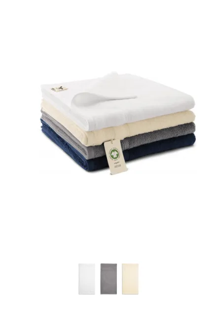 Ręcznik z bawełny organicznej, ciemny niebieski