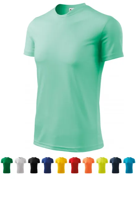 T-shirt z asymetrycznym dekoltem, mennica