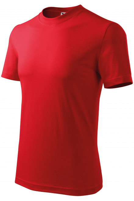 Klasyczna koszulka, czerwony