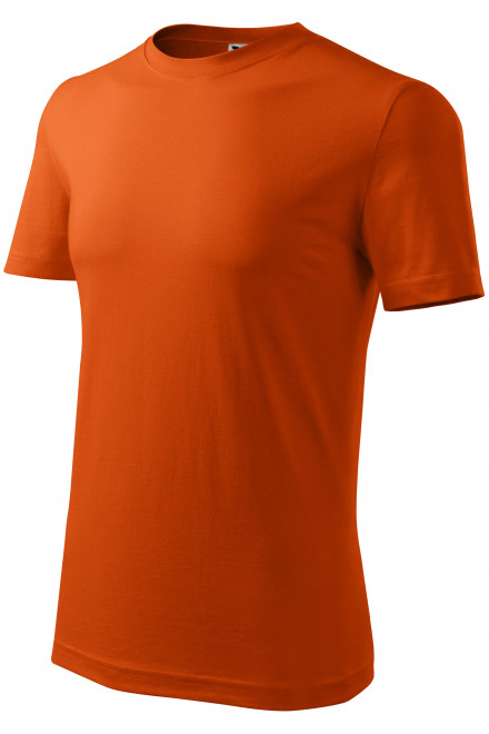 Klasyczna koszulka męska, pomarańczowy, pomarańczowe koszulki