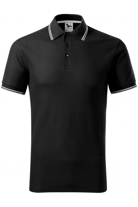 Klasyczna męska koszulka polo - czarny, S