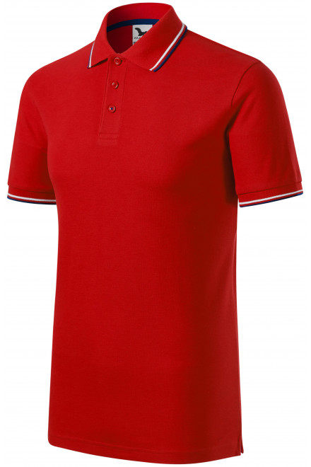 Klasyczna męska koszulka polo, czerwony, koszulki polo