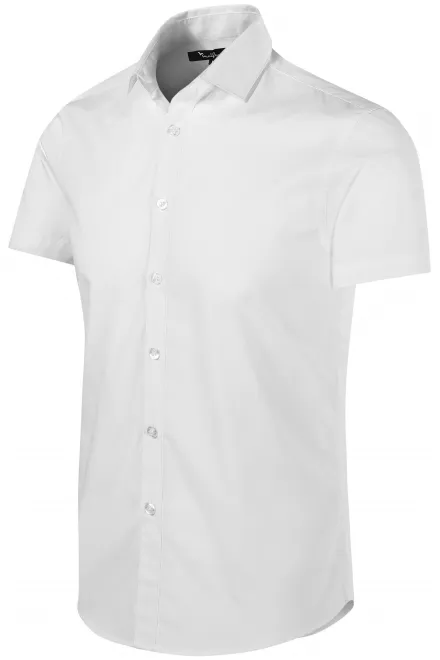 Koszula męska - Dopasowany krój, biały