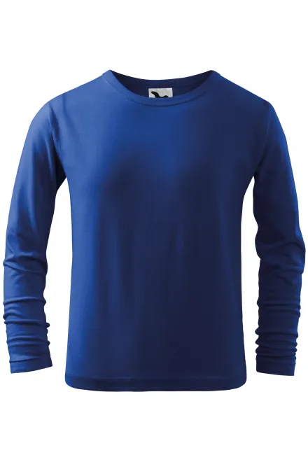 Koszulka dziecięca z długim rękawem - królewski niebieski, 158 cm / 12 lat