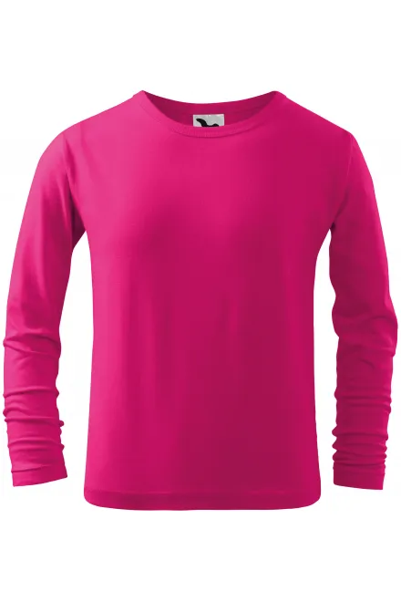 Koszulka dziecięca z długim rękawem - malina, 158 cm / 12 lat
