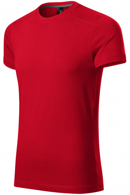 Koszulka męska zdobiona, formula red, bawełniane koszulki