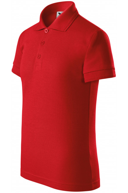 Koszulka polo dla dzieci, czerwony, koszulki dziecięce