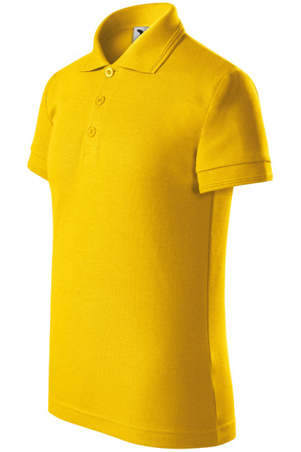 Koszulka polo dla dzieci, żółty, koszulki dziecięce