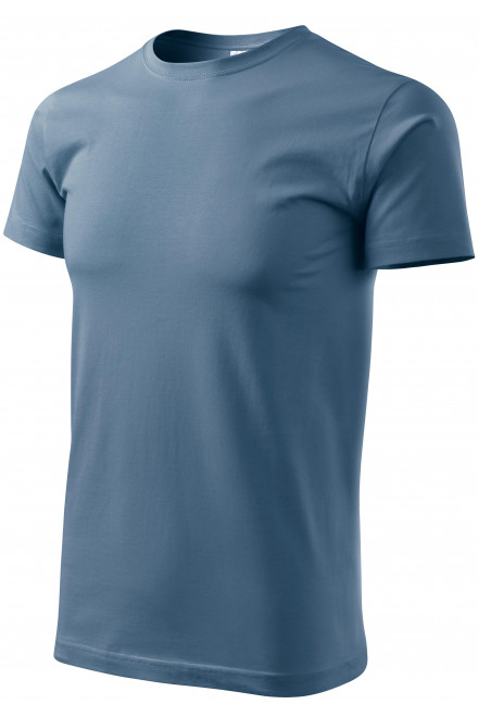 Koszulka unisex o wyższej gramaturze, denim, bawełniane koszulki