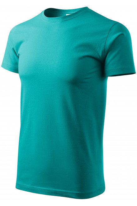 Koszulka unisex o wyższej gramaturze, szmaragdowo-zielony, koszulki bez nadruku