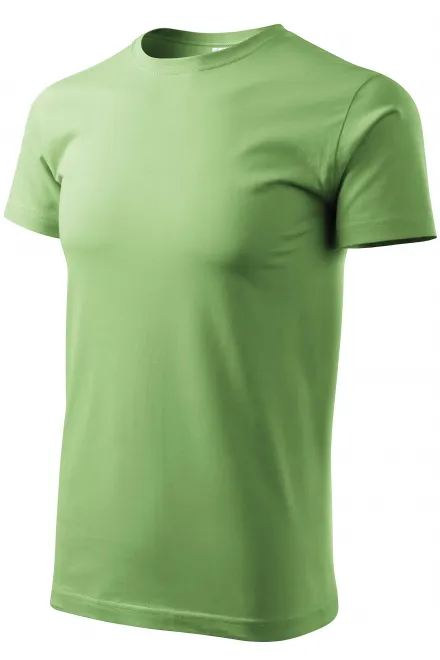 Koszulka unisex o wyższej gramaturze, zielony groszek