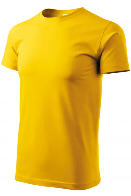 Koszulka unisex o wyższej gramaturze, żółty