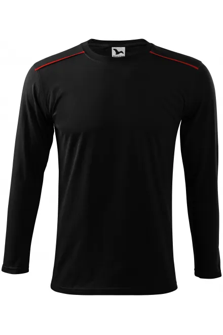 Koszulka z długim rękawem - czarny, 3XL