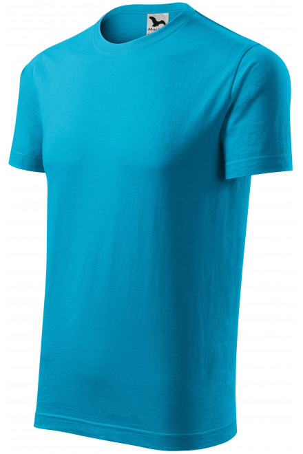 Koszulka z krótkim rękawem, turkus, niebieskie koszulki
