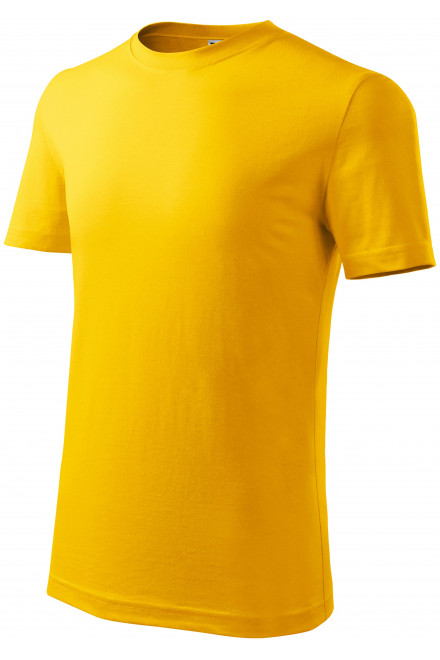 Lekka koszulka dziecięca, żółty, koszulki do nadruku