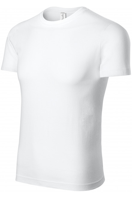Lekka koszulka z krótkim rękawem, biały, koszulki do nadruku