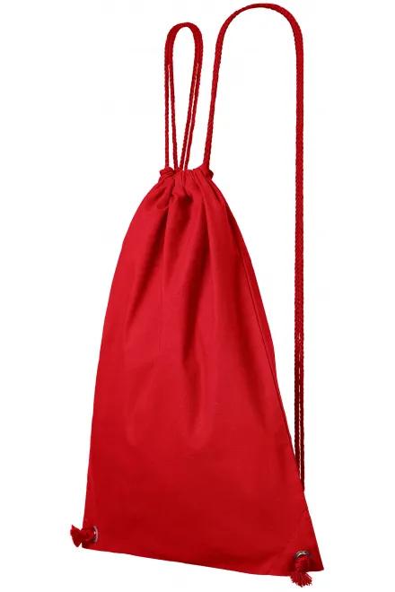 Lekki bawełniany plecak, czerwony