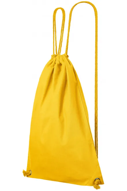 Lekki bawełniany plecak, żółty