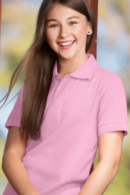 Koszulka polo dla dzieci, różowy
