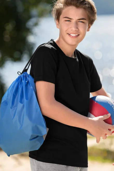 Koszulka sportowa dla dzieci, czarny