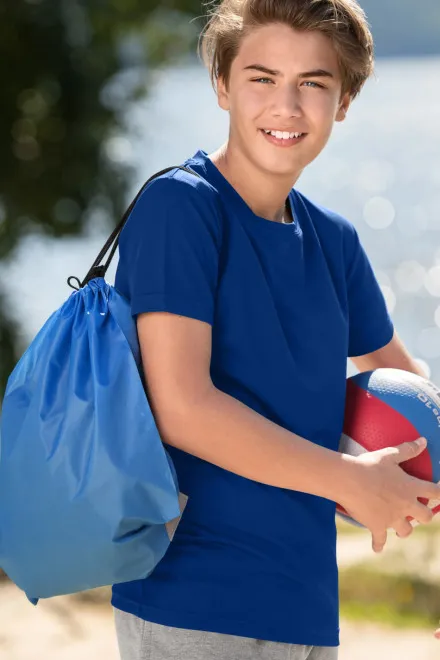 Koszulka sportowa dla dzieci, królewski niebieski