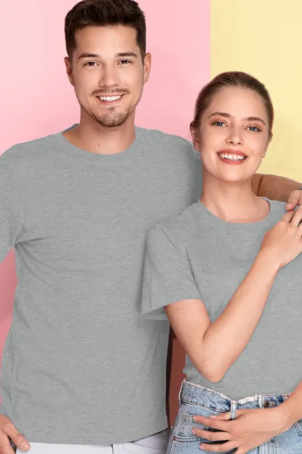 Lekka koszulka z krótkim rękawem, ciemnoszary marmur