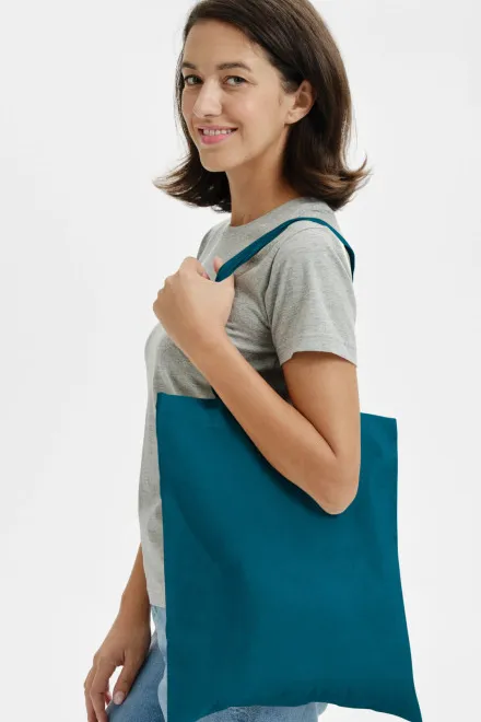 Mała torba na zakupy, petrol blue