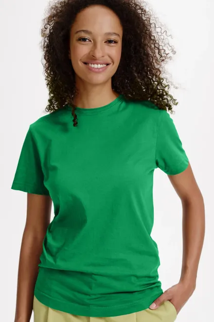 T-shirt damski z bawełny organicznej, zielona trawa