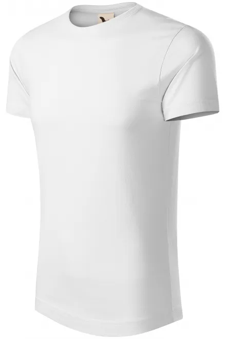 Męska koszulka z bawełny organicznej, biały