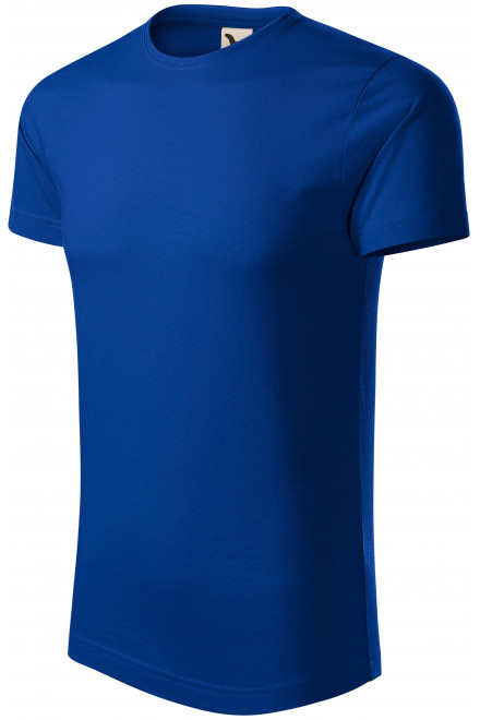 Męska koszulka z bawełny organicznej, królewski niebieski, krótkie koszulki