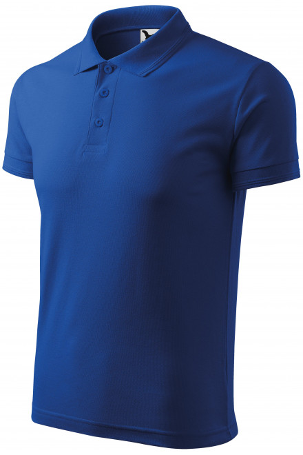 Męska luźna koszulka polo, królewski niebieski, męskie koszulki polo