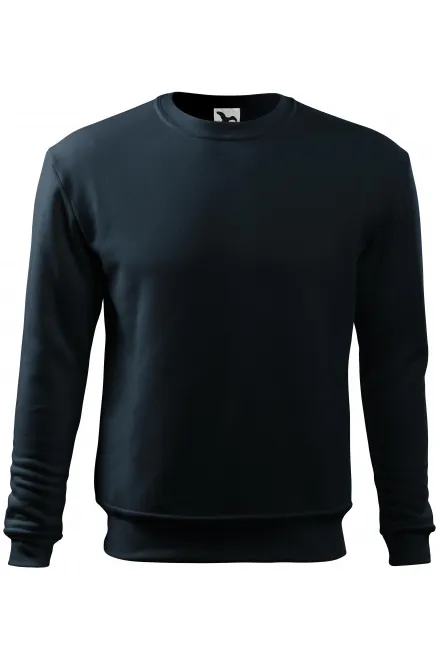 Męska/dziecięca bluza zakładana na głowę, bez kaptura - ciemny niebieski, 2XL