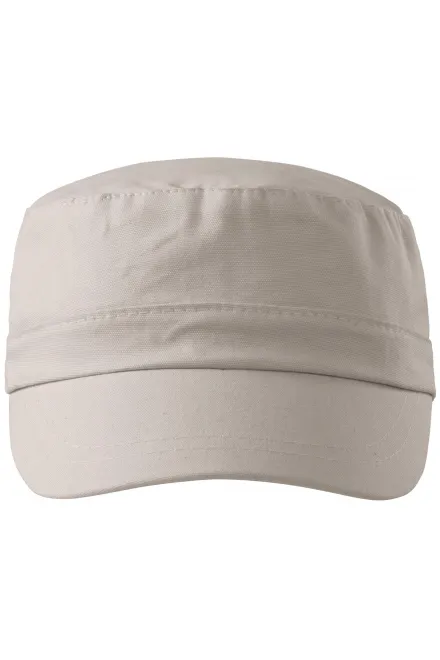 Modna czapka - szarość lodu, nastawny